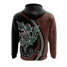 ScotsTee Shop Scottish Innes Family Crest Tartan Hoodie Alba Thistle Inspired