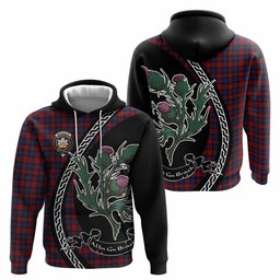 ScotsTee Shop Scottish MacLachlan (McLachlan) Family Crest Tartan Hoodie Alba Thistle Inspired