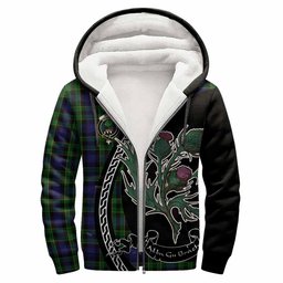ScotsTee Shop Scottish Mowat Family Crest Tartan Hoodie Alba Thistle Inspired