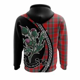 ScotsTee Shop Scottish MacBean (MacBain) Family Crest Tartan Hoodie Alba Thistle Inspired