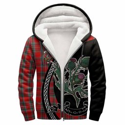 ScotsTee Shop Scottish MacBean (MacBain) Family Crest Tartan Hoodie Alba Thistle Inspired