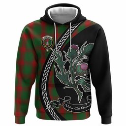 ScotsTee Shop Scottish Middleton Family Crest Tartan Hoodie Alba Thistle Inspired