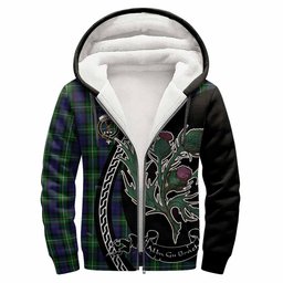 ScotsTee Shop Scottish Forbes Family Crest Tartan Hoodie Alba Thistle Inspired