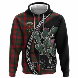 ScotsTee Shop Scottish MacDuff (McDuff) Family Crest Tartan Hoodie Alba Thistle Inspired
