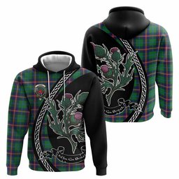 ScotsTee Shop Scottish Young Family Crest Tartan Hoodie Alba Thistle Inspired