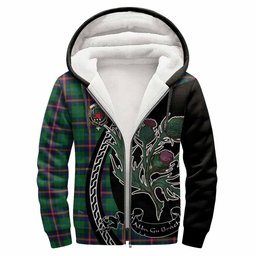 ScotsTee Shop Scottish Young Family Crest Tartan Hoodie Alba Thistle Inspired
