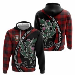 ScotsTee Shop Scottish Wemyss Family Crest Tartan Hoodie Alba Thistle Inspired