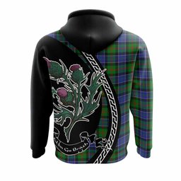 ScotsTee Shop Scottish Paterson Family Crest Tartan Hoodie Alba Thistle Inspired