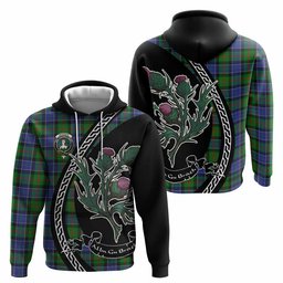 ScotsTee Shop Scottish Paterson Family Crest Tartan Hoodie Alba Thistle Inspired