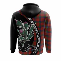 ScotsTee Shop Scottish Robertson Family Crest Tartan Hoodie Alba Thistle Inspired