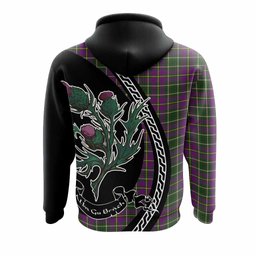 ScotsTee Shop Scottish Taylor (Tailyour) Family Crest Tartan Hoodie Alba Thistle Inspired