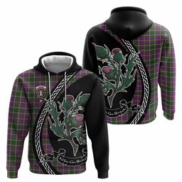 ScotsTee Shop Scottish Taylor (Tailyour) Family Crest Tartan Hoodie Alba Thistle Inspired