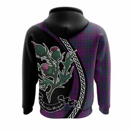 ScotsTee Shop Scottish Wardlaw Family Crest Tartan Hoodie Alba Thistle Inspired