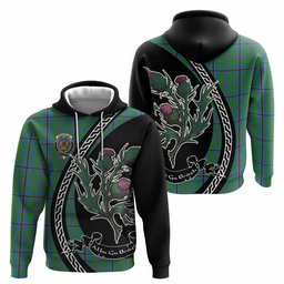 ScotsTee Shop Scottish Snodgrass Family Crest Tartan Hoodie Alba Thistle Inspired