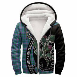 ScotsTee Shop Scottish Pitcairn Family Crest Tartan Hoodie Alba Thistle Inspired