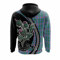 ScotsTee Shop Scottish Ralston Family Crest Tartan Hoodie Alba Thistle Inspired