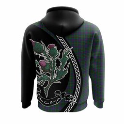 ScotsTee Shop Scottish Wood Family Crest Tartan Hoodie Alba Thistle Inspired