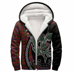 ScotsTee Shop Scottish Ross Family Crest Tartan Hoodie Alba Thistle Inspired