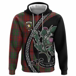 ScotsTee Shop Scottish Stewart (Stuart) of Appin Family Crest Tartan Hoodie Alba Thistle Inspired
