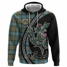 ScotsTee Shop Scottish Paisley Family Crest Tartan Hoodie Alba Thistle Inspired
