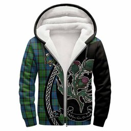 ScotsTee Shop Scottish Stirling Family Crest Tartan Hoodie Alba Thistle Inspired
