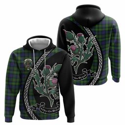 ScotsTee Shop Scottish Rollo Family Crest Tartan Hoodie Alba Thistle Inspired