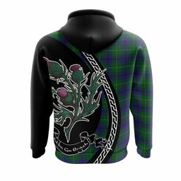 ScotsTee Shop Scottish Oliphant Family Crest Tartan Hoodie Alba Thistle Inspired