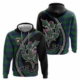 ScotsTee Shop Scottish Oliphant Family Crest Tartan Hoodie Alba Thistle Inspired