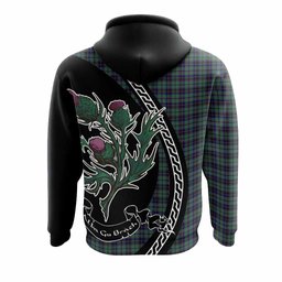 ScotsTee Shop Scottish Stephenson (Stevenson) Family Crest Tartan Hoodie Alba Thistle Inspired