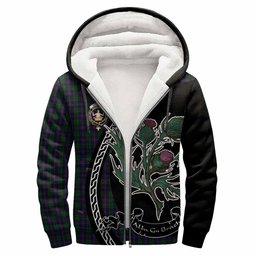 ScotsTee Shop Scottish Urquhart Family Crest Tartan Hoodie Alba Thistle Inspired