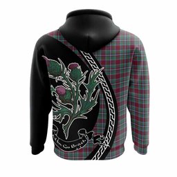 ScotsTee Shop Scottish Spence (Spens) Family Crest Tartan Hoodie Alba Thistle Inspired