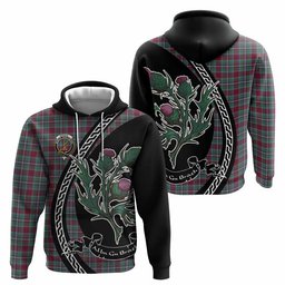 ScotsTee Shop Scottish Spence (Spens) Family Crest Tartan Hoodie Alba Thistle Inspired