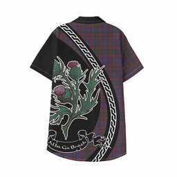 ScotsTee Shop Cumming Family Crest Tartan Kid Hawaiian Shirt Alba Thistle Inspired