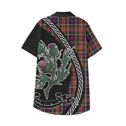 ScotsTee Shop Christie Family Crest Tartan Kid Hawaiian Shirt Alba Thistle Inspired