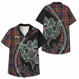 ScotsTee Shop Christie Family Crest Tartan Kid Hawaiian Shirt Alba Thistle Inspired