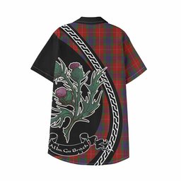 ScotsTee Shop Fraser Family Crest Tartan Kid Hawaiian Shirt Alba Thistle Inspired