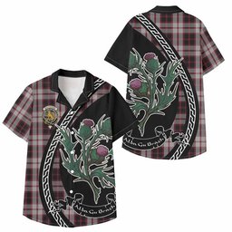 ScotsTee Shop MacPherson (McPherson) Family Crest Tartan Kid Hawaiian Shirt Alba Thistle Inspired