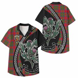 ScotsTee Shop MacKintosh (McKintosh) Family Crest Tartan Kid Hawaiian Shirt Alba Thistle Inspired