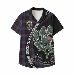 ScotsTee Shop Nairn Family Crest Tartan Kid Hawaiian Shirt Alba Thistle Inspired