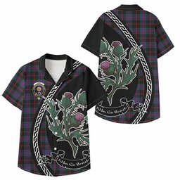 ScotsTee Shop Nairn Family Crest Tartan Kid Hawaiian Shirt Alba Thistle Inspired