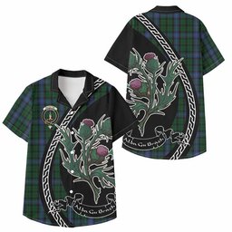 ScotsTee Shop MacIntyre (McIntyre) Family Crest Tartan Kid Hawaiian Shirt Alba Thistle Inspired