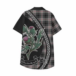 ScotsTee Shop Moffat Family Crest Tartan Kid Hawaiian Shirt Alba Thistle Inspired