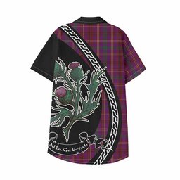 ScotsTee Shop McCall (Caithness) Family Crest Tartan Kid Hawaiian Shirt Alba Thistle Inspired