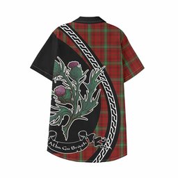 ScotsTee Shop Morrison Family Crest Tartan Kid Hawaiian Shirt Alba Thistle Inspired