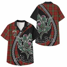 ScotsTee Shop Morrison Family Crest Tartan Kid Hawaiian Shirt Alba Thistle Inspired