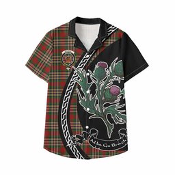ScotsTee Shop MacGill (MakGill) Family Crest Tartan Kid Hawaiian Shirt Alba Thistle Inspired