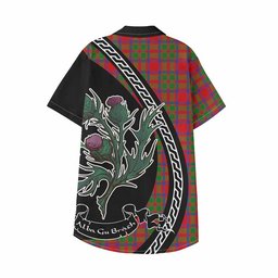 ScotsTee Shop MacIntosh (McIntosh) Family Crest Tartan Kid Hawaiian Shirt Alba Thistle Inspired