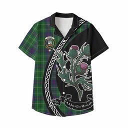 ScotsTee Shop Duncan Family Crest Tartan Kid Hawaiian Shirt Alba Thistle Inspired