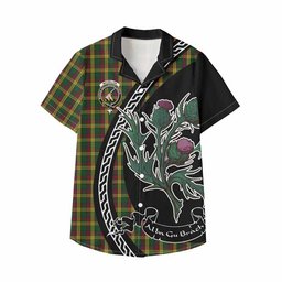 ScotsTee Shop MacMillan (McMillan) Family Crest Tartan Kid Hawaiian Shirt Alba Thistle Inspired