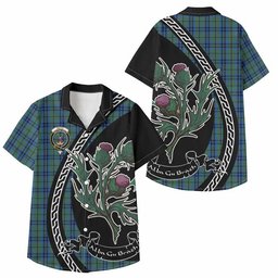 ScotsTee Shop Keith Family Crest Tartan Kid Hawaiian Shirt Alba Thistle Inspired